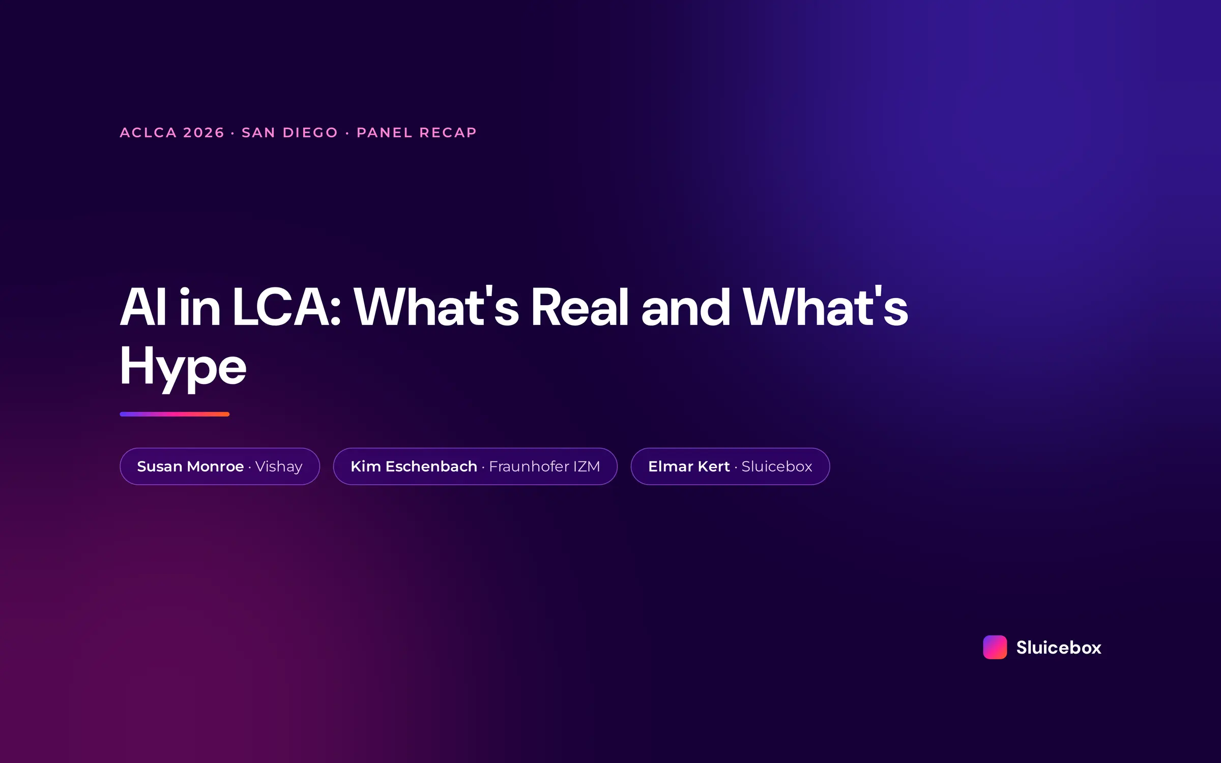 AI in LCA: What's Real and What's Hype, According to Vishay and Fraunhofer IZM